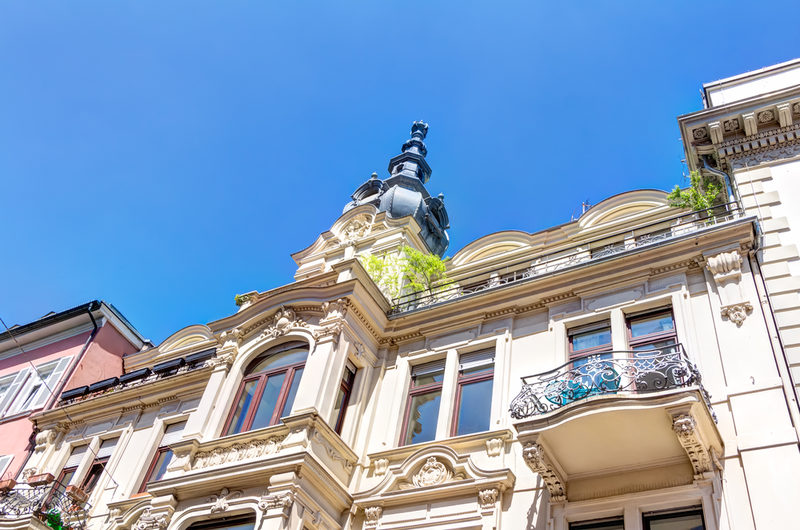 Historische Architektur in der Wiesbadener Innenstadt