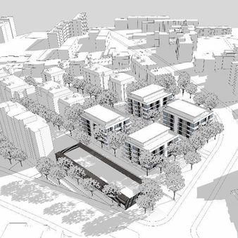 Stadtansicht als 3D-Modell