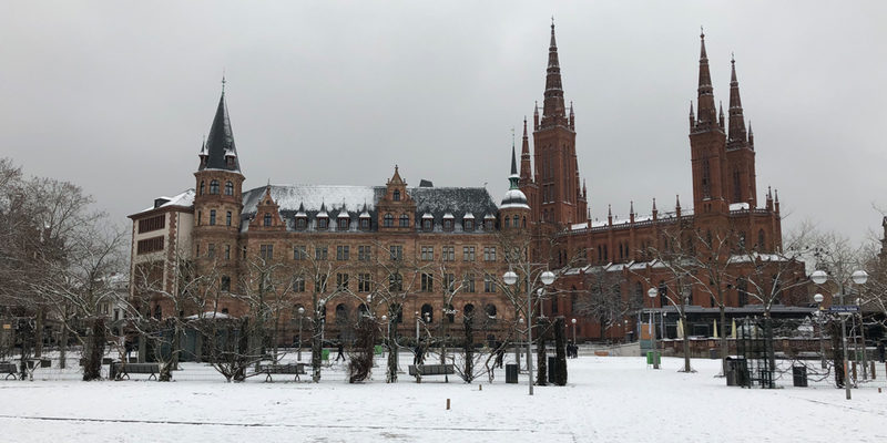 Rathaus im Schnee