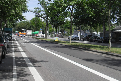 Radverkehrsanlagen Kasteler Straße
