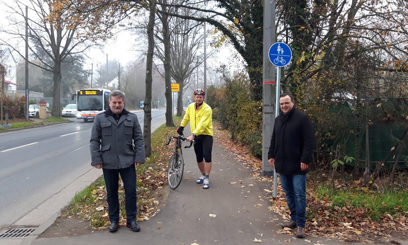 In der Saarstraße wird eine neue Radverbindung gebaut.
