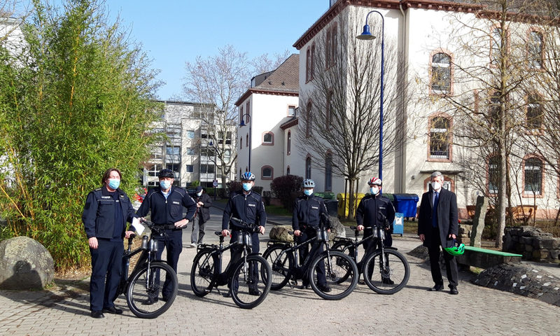 Neue Fahrradstaffel bei der Kommunalen Verkehrspolizei