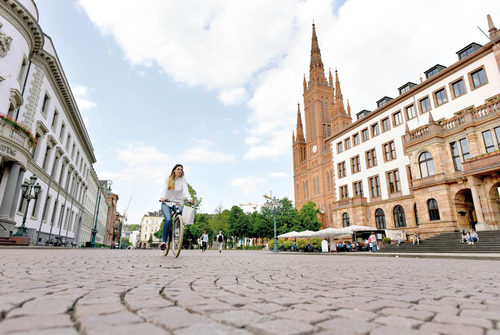 Wiesbaden and the region can be explored very well by bike.
