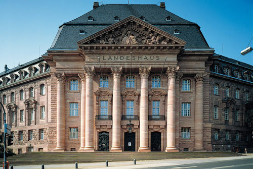 Landeshaus at the Kaiser-Friedrich-Ring