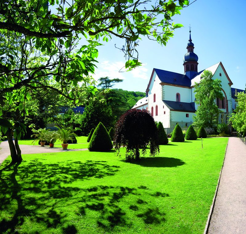 Eberbach Monastery is located in the side valley of the Rheingau.
